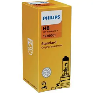 Лампа фары Philips H8 35W 12360 фото 2