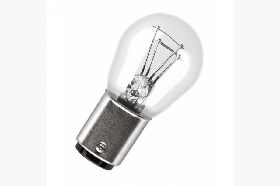 Лампа указателя поворота Osram 7225 P21/4W 12V 21/4W BAZ15d Фото 1