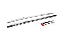 Toyota Land Cruiser 300 2021- гг. Интегрированные рейлинги хромированные (Алюминий) фото 3