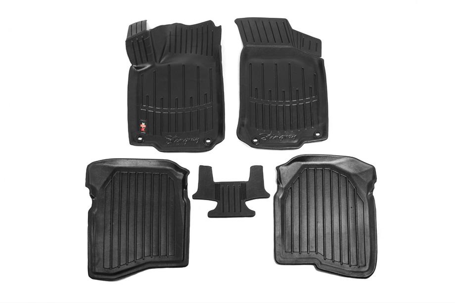 Seat Toledo 2000-2005 гг. Коврики резиновые Stingray 3D (5 шт, полиуретан) Фото 2