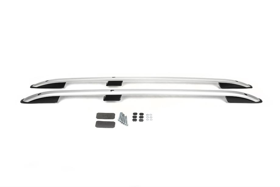 Toyota Land Cruiser Prado 120 2002-2009 гг. Рейлинги Skyport Серые (2 шт) Фото 1