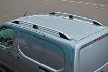 Opel Combo 2019- гг. Рейлинги Skyport (серебристые) Длинная База фото 4