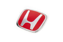 Honda Эмблема (красная, самоклеящаяся) фото 2