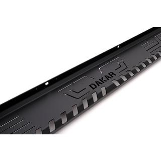 Боковые пороги Dakar V1 (2 шт, металл) Renault Duster 2018-2024 гг. фото 2