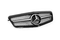 Mercedes E-class W212 2009-2016 гг. Передняя решетка AMG Black (2009-2012) фото 3