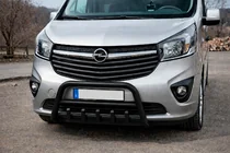 Fiat Talento 2016- гг. Кенгурятник WT003 Черный Нержавейка фото 1