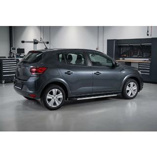 Боковые Подножки Duru (2 шт., Алюминий) Dacia Sandero 2021- гг. фото 1