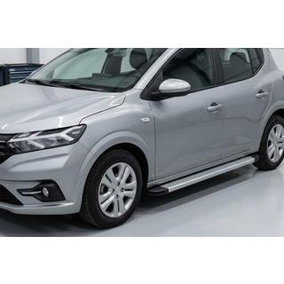 Боковые Подножки Maya V2 (2 шт., Алюминий) Dacia Sandero 2021- гг. фото 1