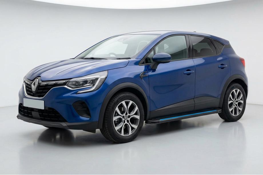 Renault Captur 2019- гг. Боковые Подножки Maya Blue (2 шт., Алюминий) Image