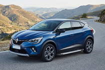 Renault Captur 2019- гг. Боковые Подножки Line (2 шт., Алюминий) фото 1