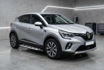Renault Captur 2019- гг. Боковые Подножки Sunrise (2 шт., Алюминий) фото 1