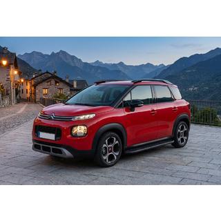 Боковые пороги Bosphorus Black (2 шт., алюминий) Citroen C-3 Aircross 2017-2024 гг. фото 1