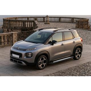 Боковые Подножки Vision New Black (2 шт., Алюминий) Citroen C-3 Aircross 2017-2024 гг. фото 1