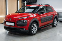 Citroen Cactus 2014-2020 гг. Боковые Подножки Maya Red (2 шт., Алюминий) фото 1