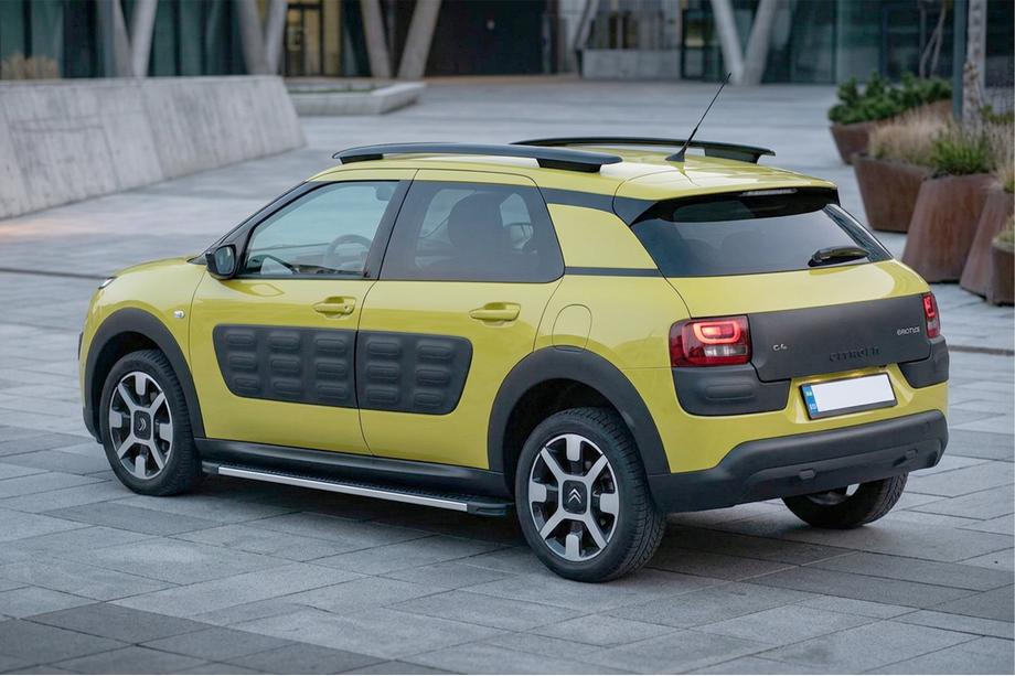 Citroen Cactus 2014-2020 гг. Боковые Подножки Maya V1 (2 шт., Алюминий) Image