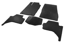 Mitsubishi L200 2015-2024 гг. Коврики EVA (Long base, черные) фото 2