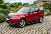 Land Rover Discovery V 2017- гг. Боковые Подножки Maya Red (2 шт., Алюминий) фото 1