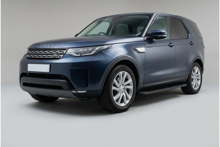 Land Rover Discovery V 2017- гг. Боковые Подножки Tayga Black (2 шт., Алюминий) Image