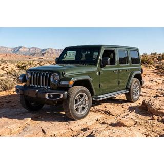 Боковые Подножки Maydos V2 (2 шт., Алюминий) Jeep Wrangler 2018- гг. фото 1