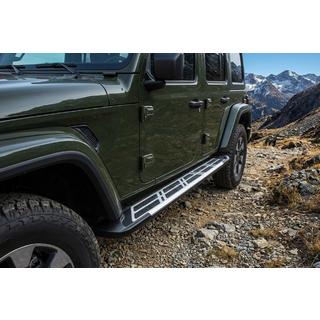 Боковые Подножки Sunrise (2 шт., Алюминий) Jeep Wrangler 2018- гг. фото 1