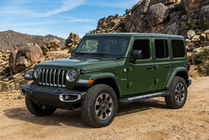 Jeep Wrangler 2018- гг. Боковые Подножки Vision New Black (2 шт., Алюминий) фото 1
