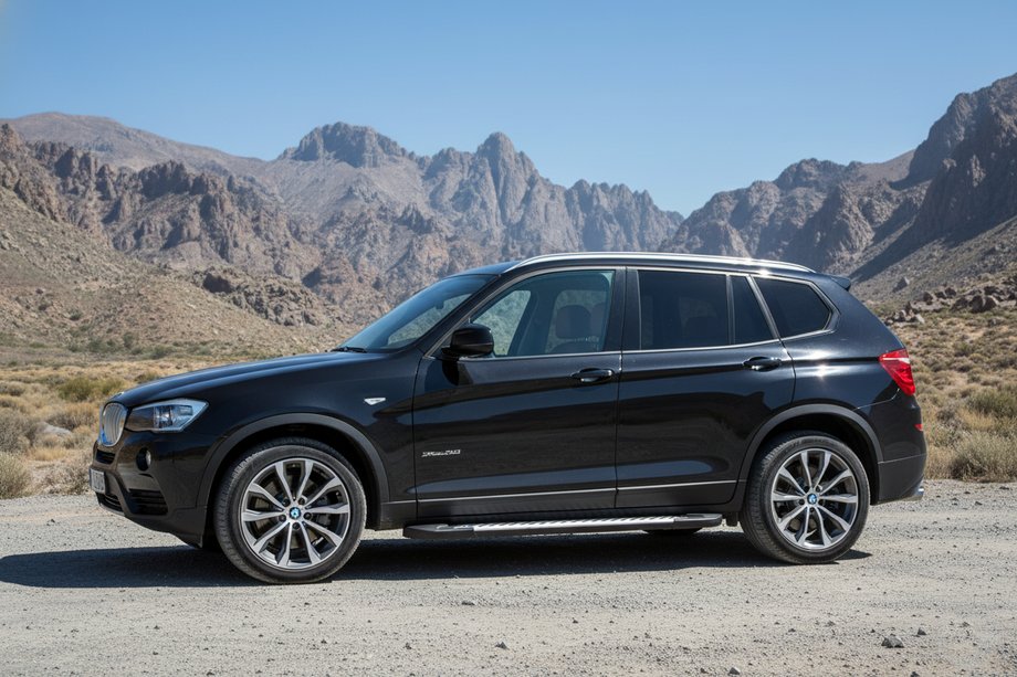 BMW X3 F25 2011-2018 гг. Боковые Подножки Line (2 шт., Алюминий) Image