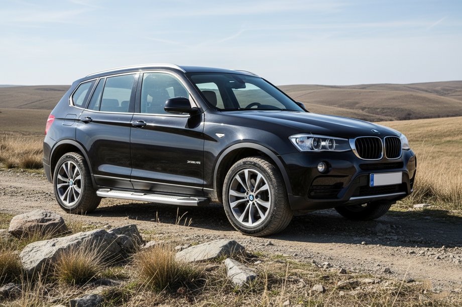 BMW X3 F25 2011-2018 гг. Боковые Подножки Mevsim Grey (2 шт., Алюминий) Фото 1
