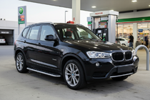 BMW X3 F25 2011-2018 гг. Боковые Подножки Maydos V1 (2 шт., Алюминий) фото 1