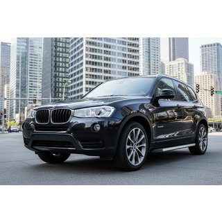 Боковые Подножки Maya V1 (2 шт., Алюминий) BMW X3 F25 2011-2018 гг. фото 1