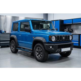 Боковые Подножки Maya Blue (2 шт., Алюминий) Suzuki Jimny 2018- гг. фото 1