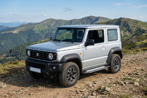 Suzuki Jimny 2018- гг. Боковые Подножки Rainbow (2 шт., Алюминий) фото 1