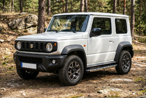 Suzuki Jimny 2018- гг. Боковые Подножки BlackLine (2 шт., Алюминий) фото 1