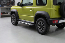Suzuki Jimny 2018- гг. Боковые Подножки Sunrise (2 шт., Алюминий) фото 1