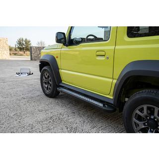 Боковые Подножки Vision New Black (2 шт., Алюминий) Suzuki Jimny 2018- гг. фото 2