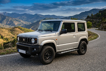 Suzuki Jimny 2018- гг. Боковые Подножки Vision New Grey (2 шт., Алюминий) фото 1