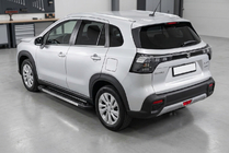 Suzuki SX4 S-Cross 2021- гг. Боковые Подножки RedLine (2 шт., Алюминий) фото 1