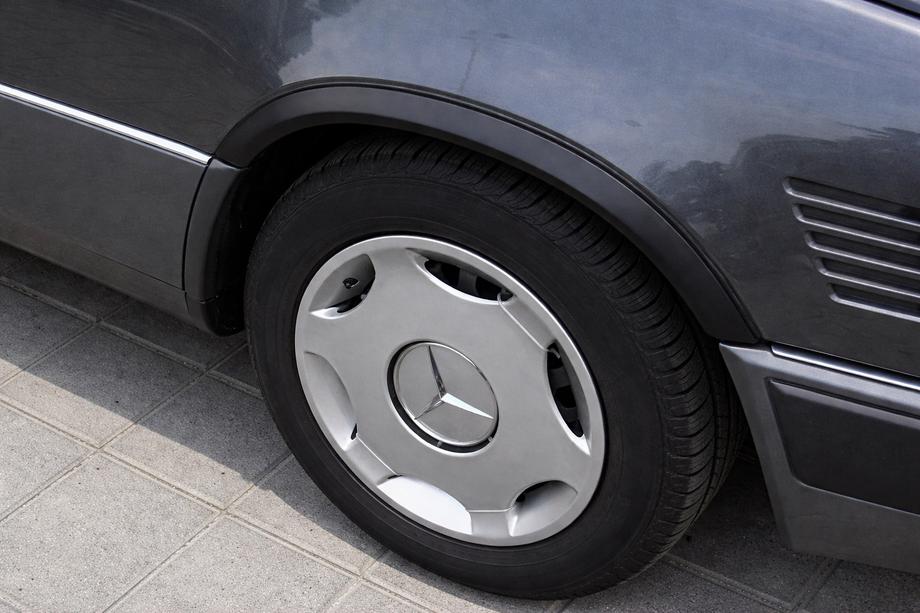 Mercedes E-сlass W124 1984–1997 гг. Расширители арок 1989-1995 (4 шт, черные, ABS-пластик) Image