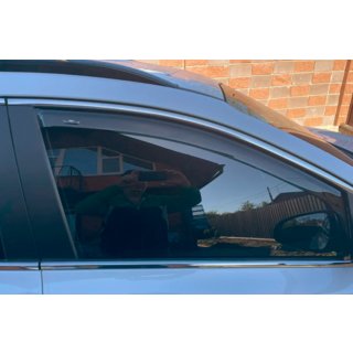 Вставные дефлекторы окон (4 шт, HIC) Kia Sportage 2015-2021 гг. фото 1