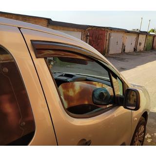 Citroen Berlingo 2008-2018 Ветровики Sunplex Sport (2 шт.)