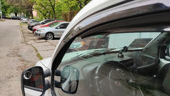Fiat Doblo I 2001-2005 гг. Ветровики на окна (2 шт., Sunplex Sport) фото 3