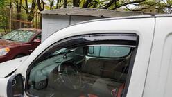 Fiat Doblo I 2001-2005 гг. Ветровики на окна (2 шт., Sunplex Sport) фото 1