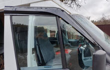 Ford Transit 2000–2014 гг. Ветровики на окна (2 шт., Sunplex Sport) фото 1