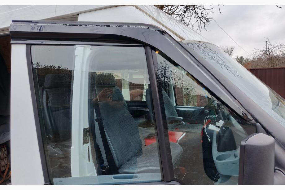 Ford Transit 2000–2014 гг. Ветровики на окна (2 шт., Sunplex Sport) Image