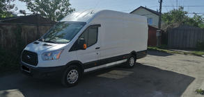 Ford Transit 2014- гг. Ветровики на окна (2 шт., Sunplex Sport) фото 3