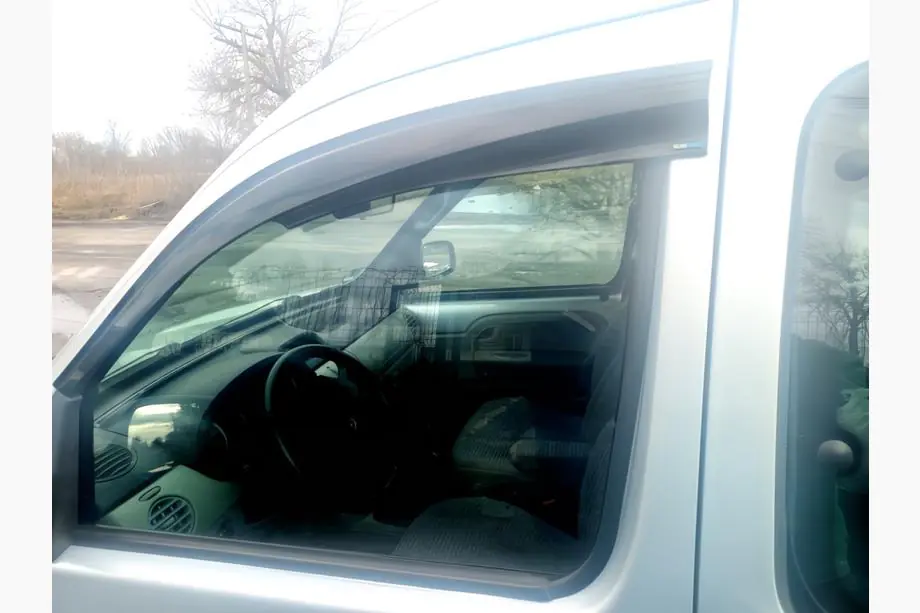 Renault Kangoo 1998-2008 гг. Ветровики на окна (2 шт., Sunplex Sport) Фото 3