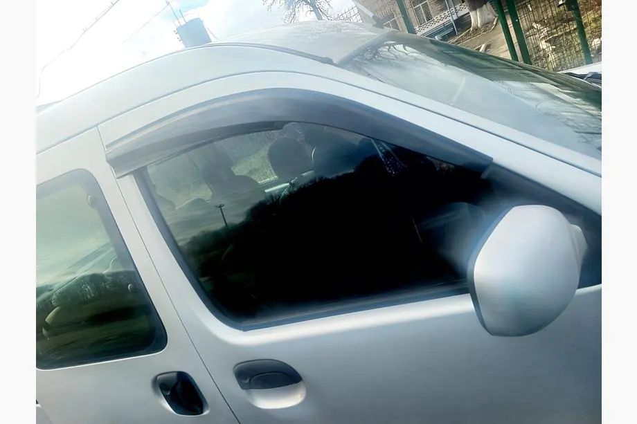 Renault Kangoo 1998-2008 гг. Ветровики на окна (2 шт., Sunplex Sport) Фото 4
