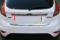 Ford Fiesta 2008-2017 гг. Накладка на багажник нержавейка Carmos - Турецкая Нержавеющая Сталь фото 3