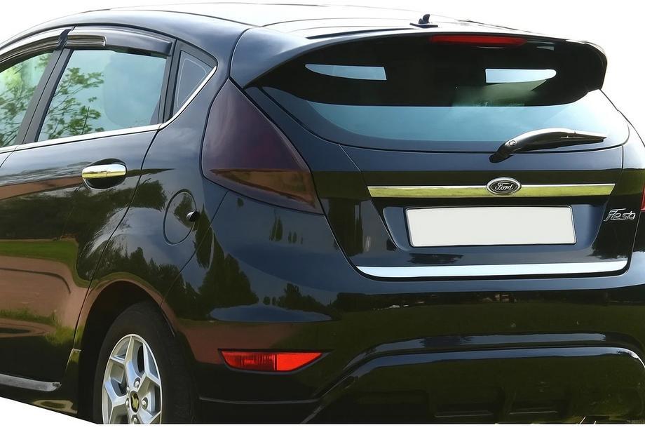 Ford Fiesta 2008-2017 гг. Накладка на багажник нержавейка OmsaLine - Итальянская Нержавейка Фото 2