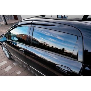 Ветровики на окна (4 шт., Sunplex Sport) Fiat Punto Grande/EVO 2006-2018 гг. фото 1