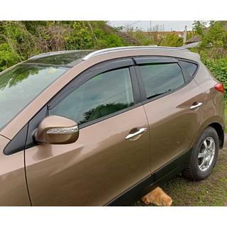 Hyundai IX-35 2010-2015 гг. Ветровики (4 шт, Sunplex Sport)